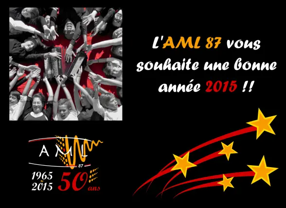 L'AML87 vous souhaite une bonne année 2015 !!